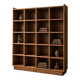 Vintage open wooden shelf / shelf / rack