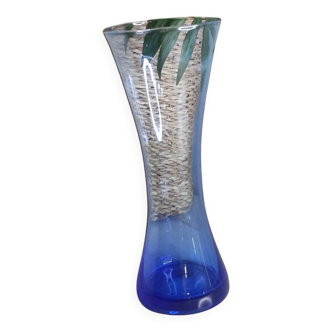 Blue soliflore vase