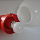 Danish wall light design indus red pipe