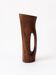 Sculptural modernist pitcher / vase made from solid monoxyle wood, Alexandr style.