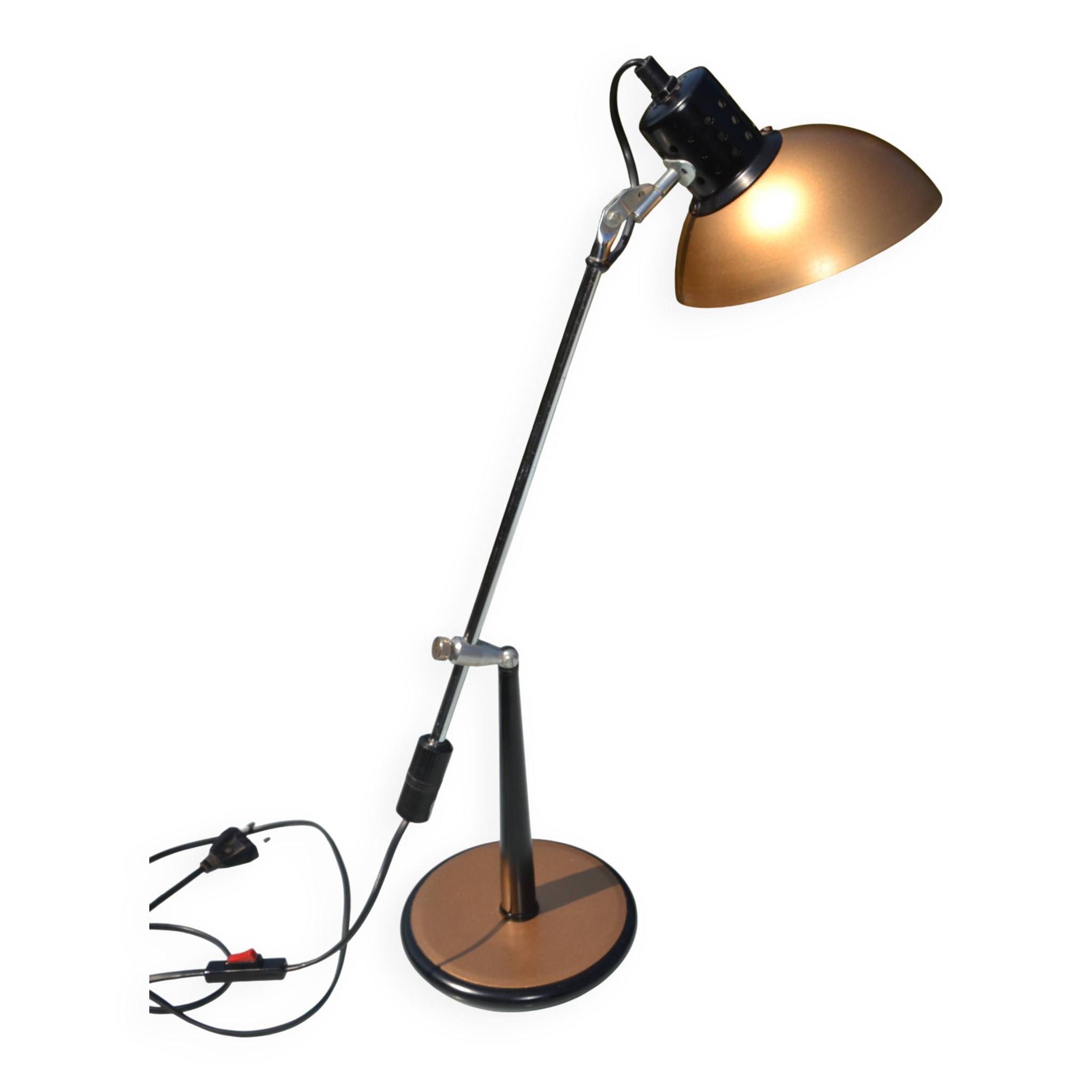 Articulated desk lamp Aluminor 1980s