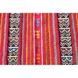 Kilim traditional handmade Berber red carpet 148x72cm