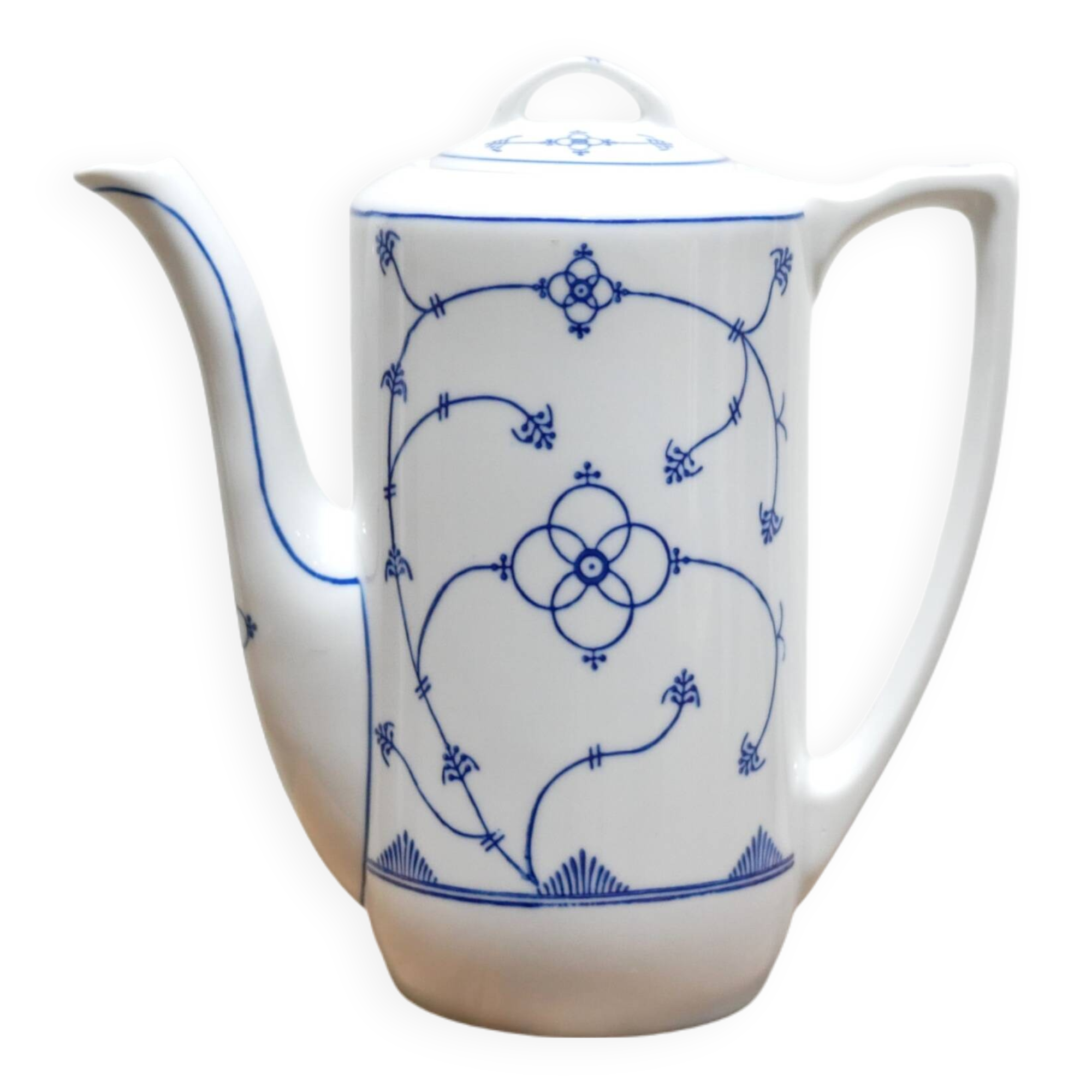 Vintage porcelain coffee pot produced by Jäger Eisenberg, Germany