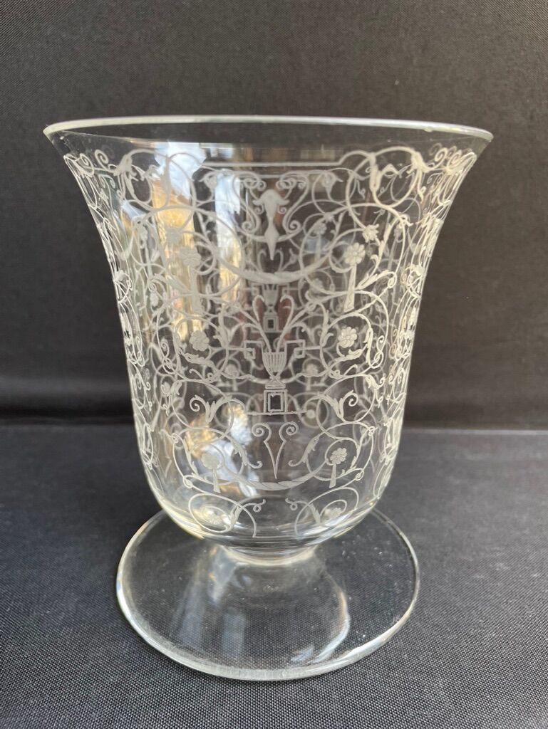 Baccarat vase Michelangelo stamped