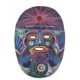 Colorful terracotta mask from Mexico, 1970s