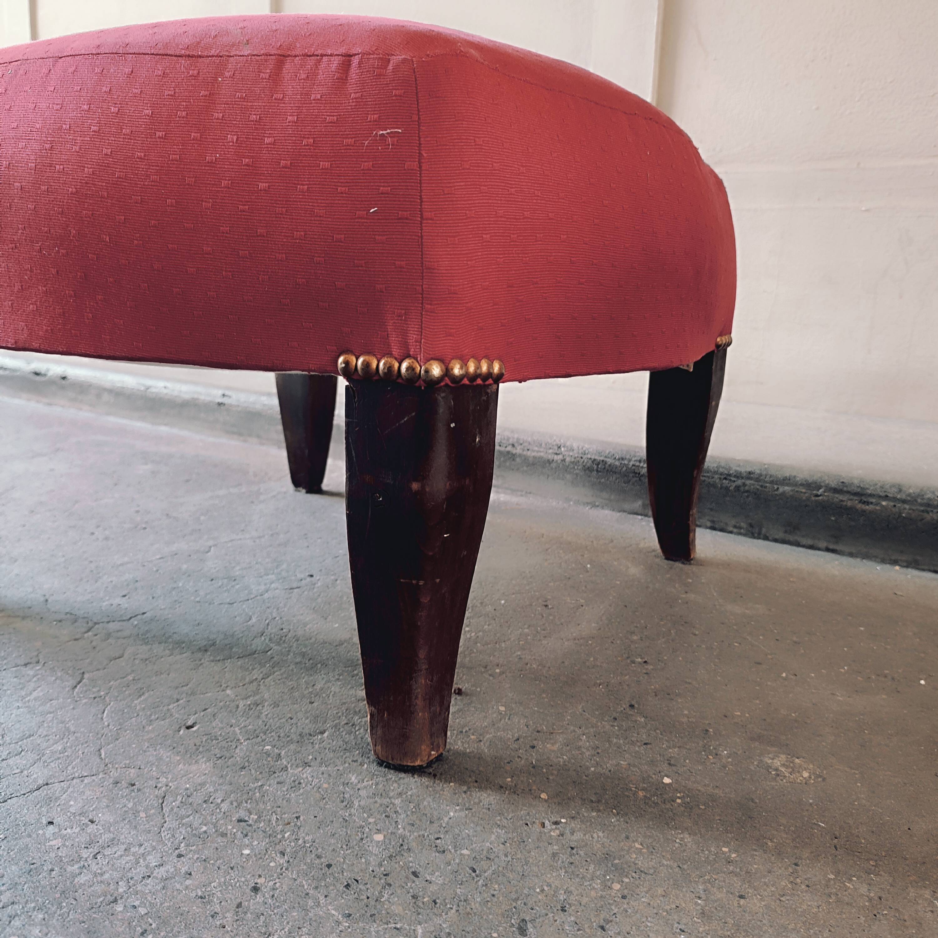 Fauteuil crapaud et repose pieds