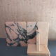 Art Deco marble bookends