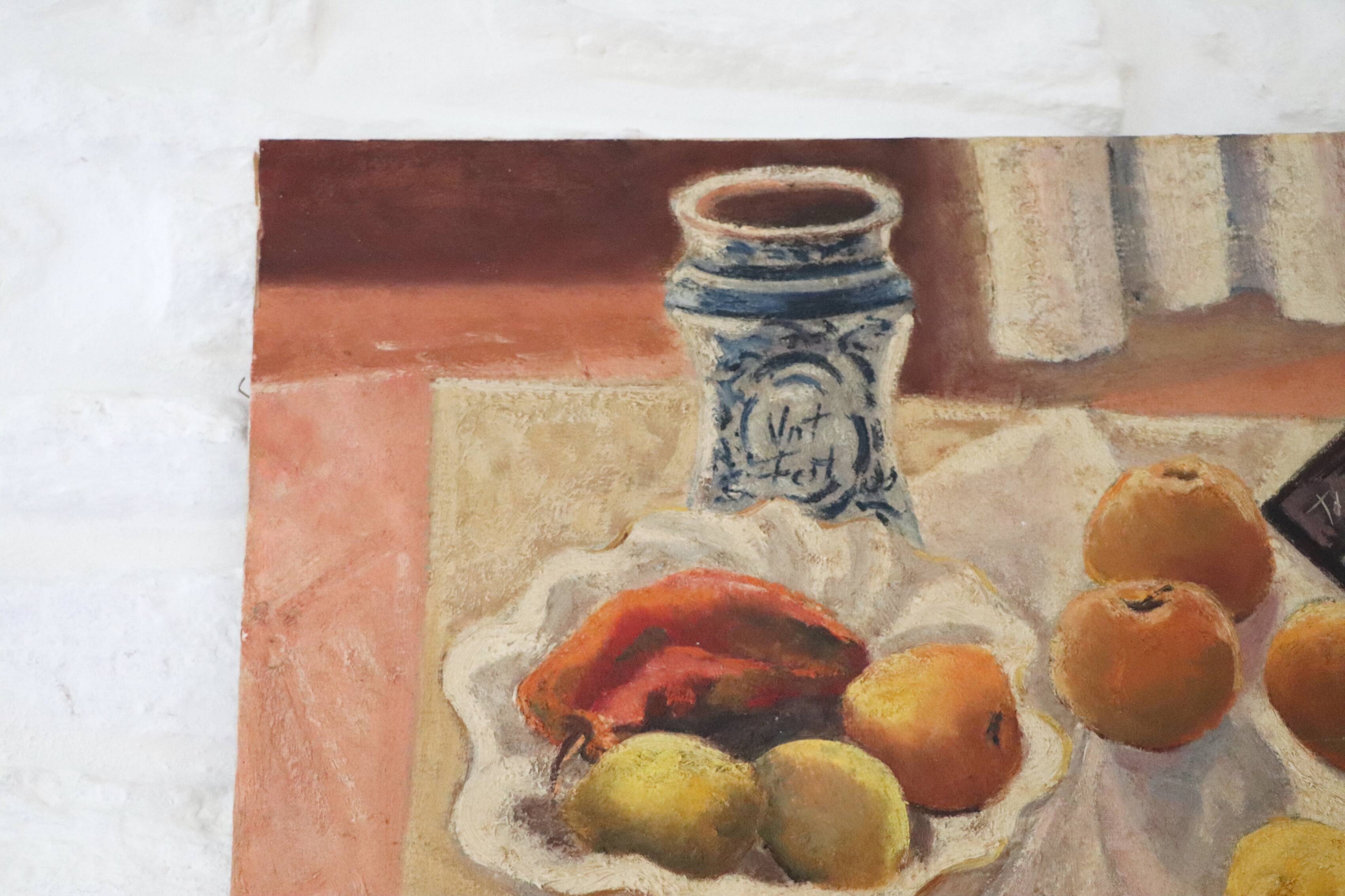 Oil on canvas Still life with fruits XX Minorca