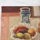 Oil on canvas Still life with fruits XX Minorca
