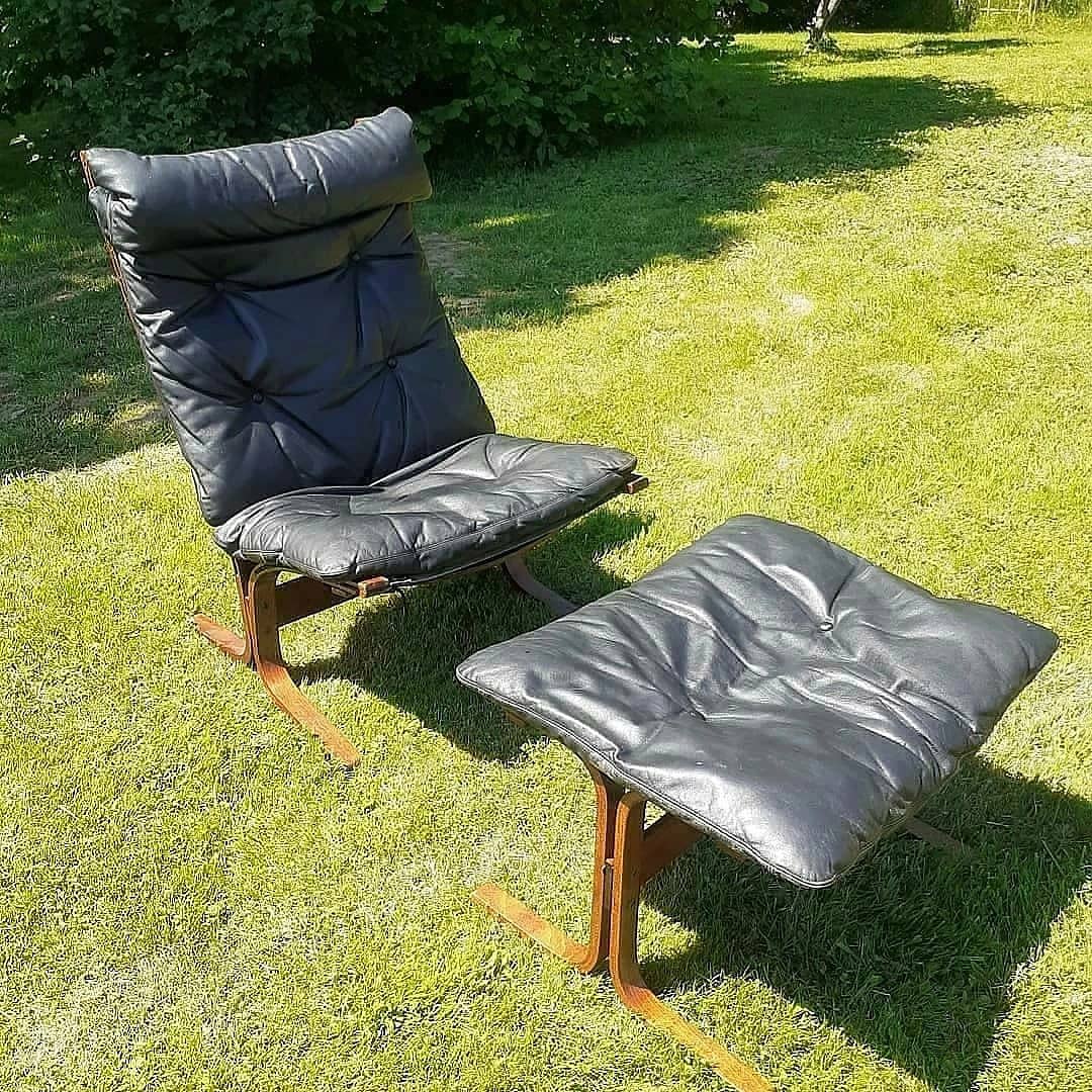 Armchair and ottoman siesta ingmar Relling