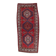 Antique Serab wool runner, crimson field & stepped medallions, c. 1920s — 93 × 204 cm — 1C1284