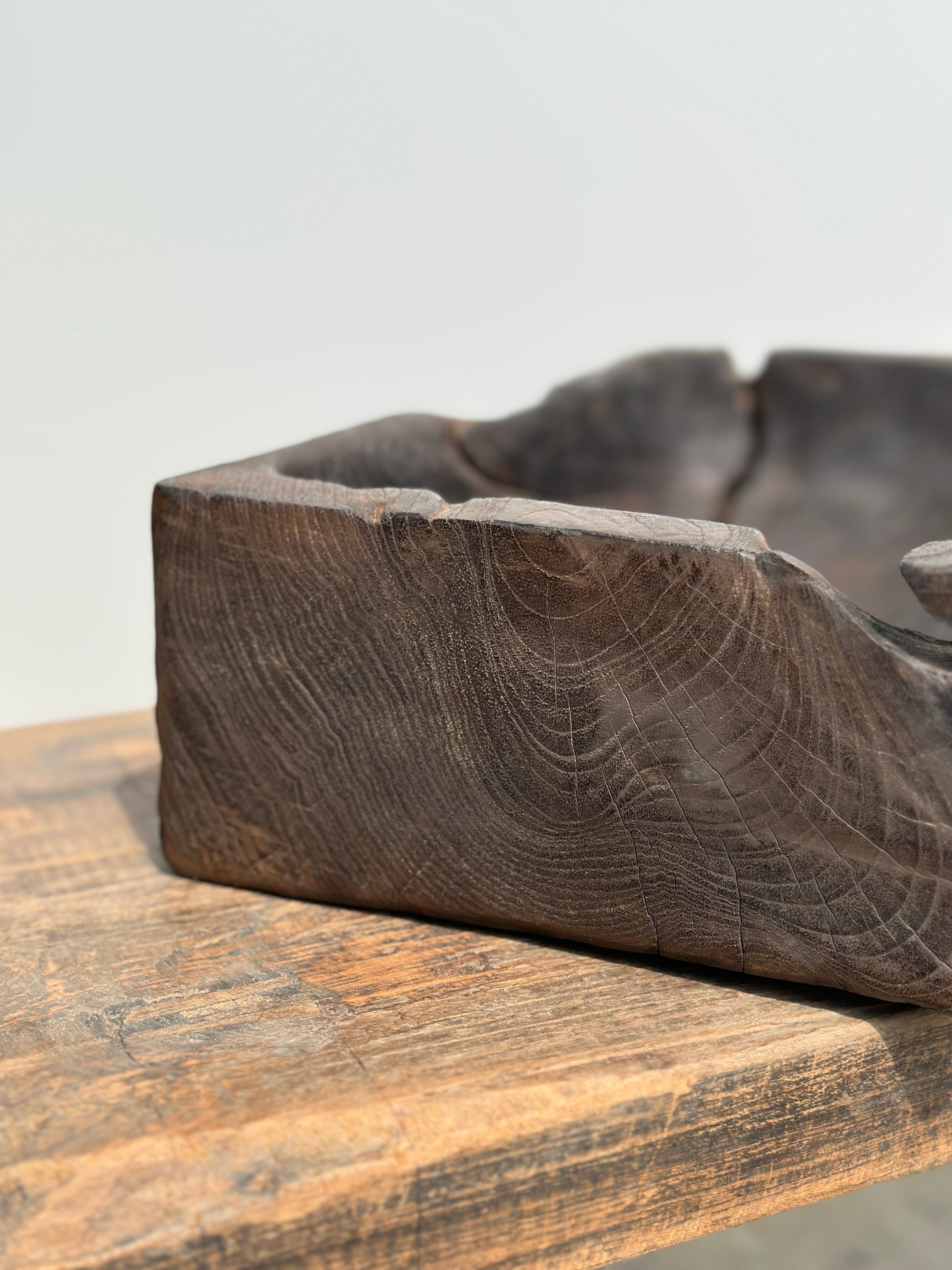 Asian teak empty pocket