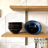 6 enamelled ceramic bowls