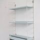 Compact tomado shelf with drawer