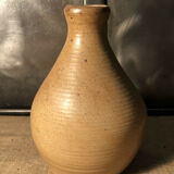 Soliflore vase in ceramic salt sandstone signed JC Courjault 70s