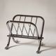 Chrome tubular steel magazine holder, Le Zack 1980