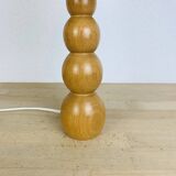Vintage wooden abacus lamp
