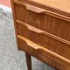 Danish vintage teak chest of drawers / nightstand, Mid century modern 1960