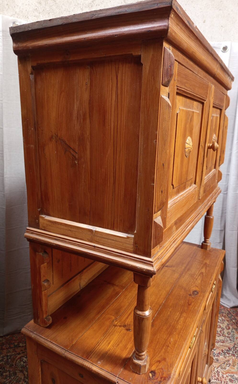 19th-century Savoyard pine buffet