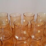 Vintage amber orangeade service