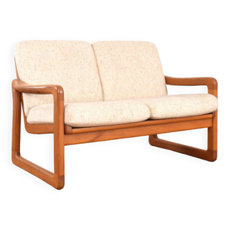 Mid-Century Danish Teak Sofa from Poul Jeppesen, 1970s.