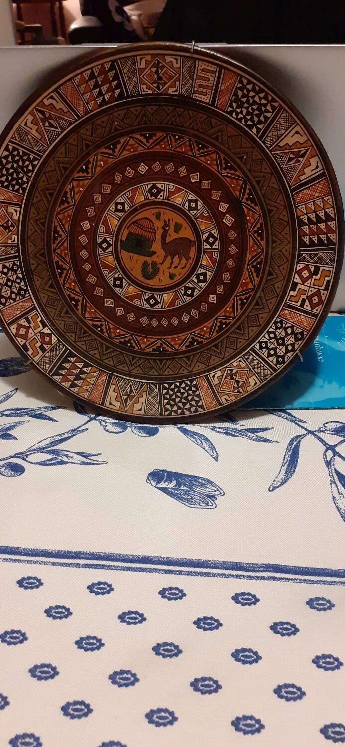 Moroccan craft plate