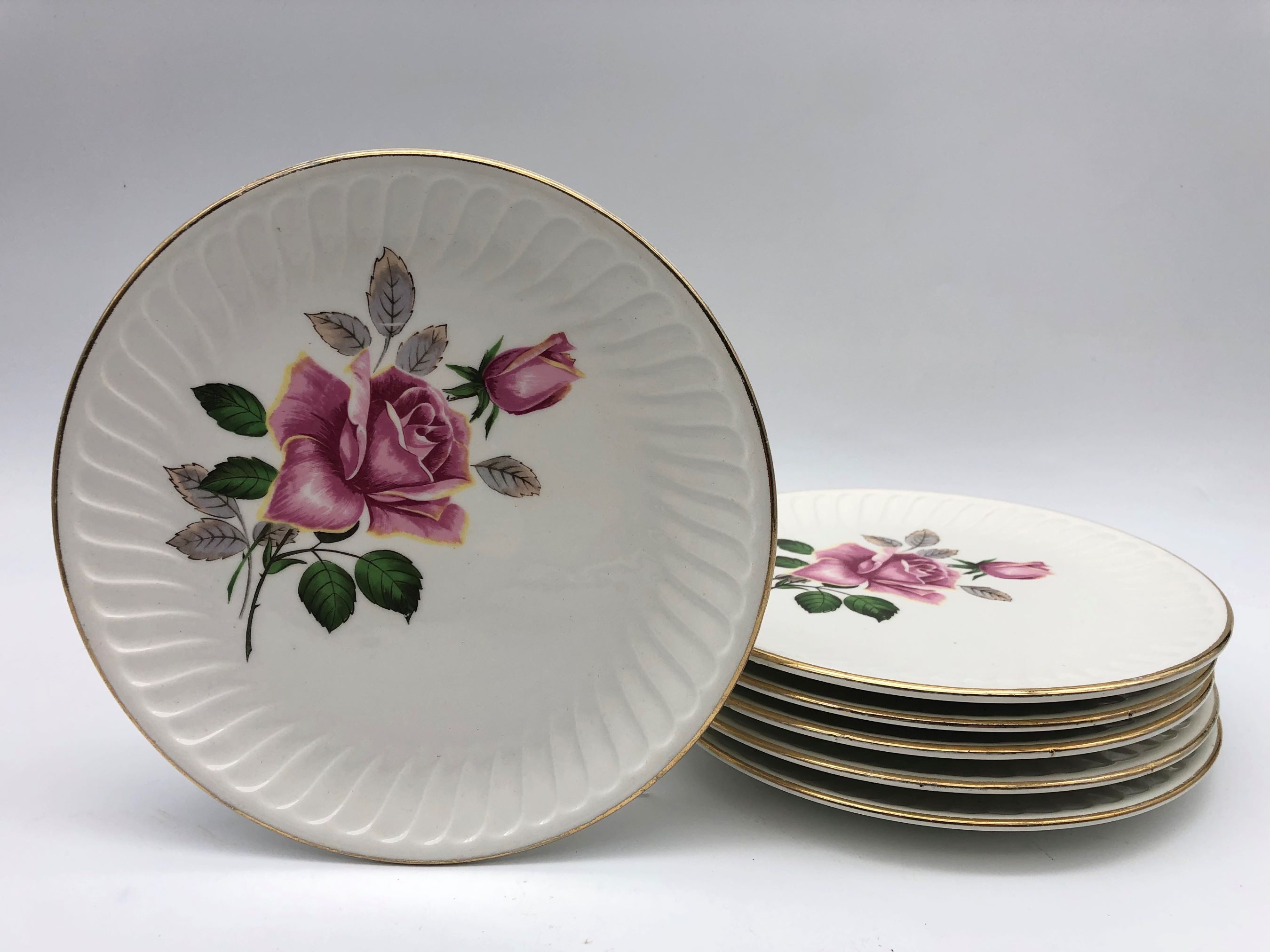 "Gien" dessert plates Symphonie model