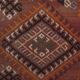 Vintage Turkish kilim handwoven 156x377 cm
