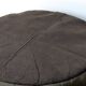 Pouf De Sede rond en patchwork de cuir marron, années 70