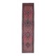 Vintage Turkish hand-knotted runner rug 84x353