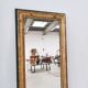 Rectangular foot mirror with pearl mesh