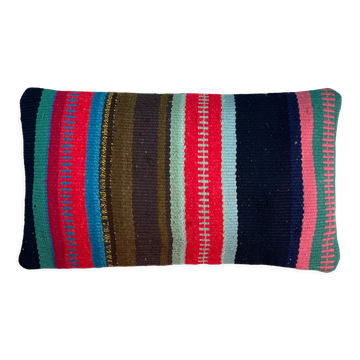 Housse de coussin kilim turc vintage 30x50cm