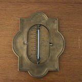 Vintage Brass Hanging Thermometer