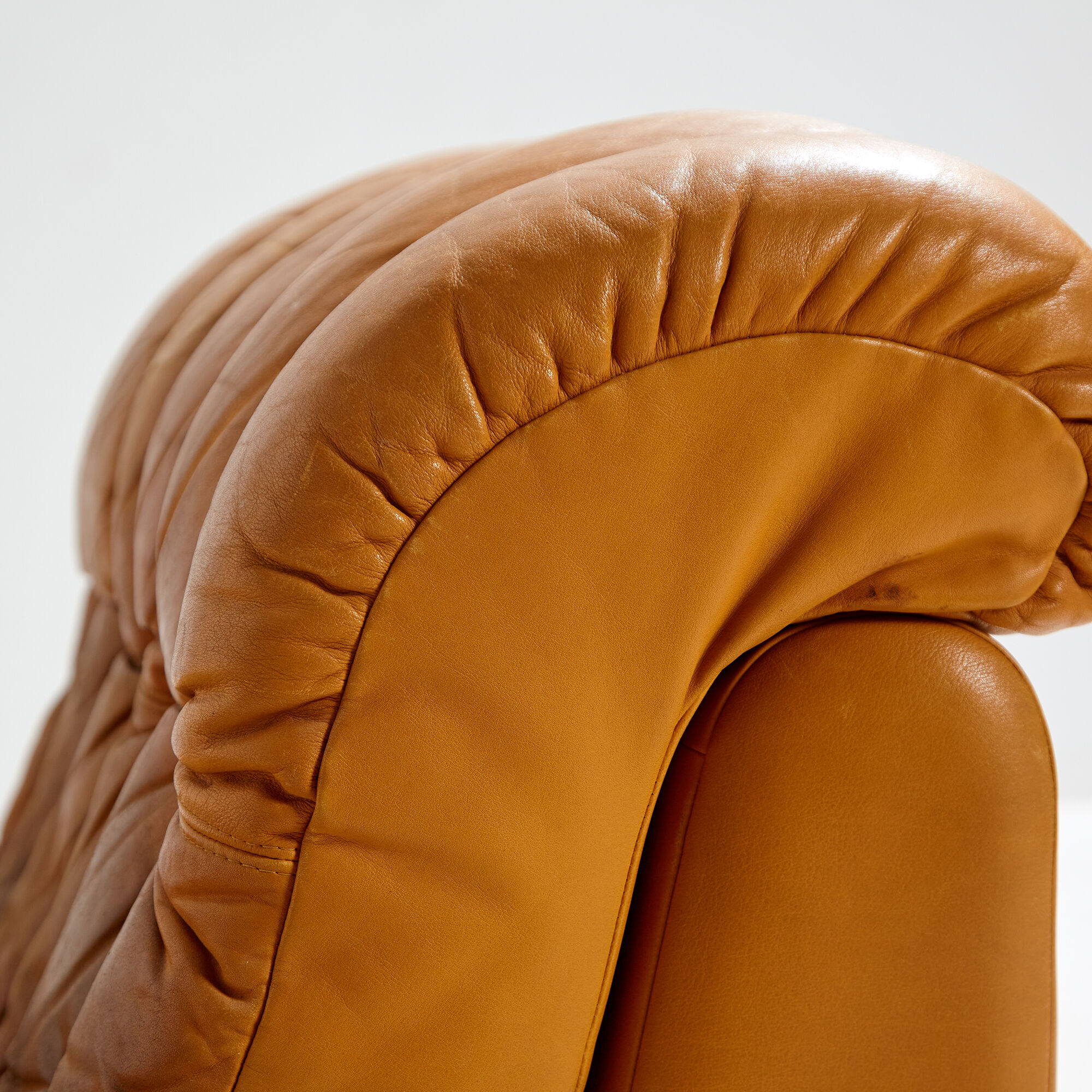 Modular leather sofa set