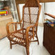 Fauteuil enfant rotin dossier haut