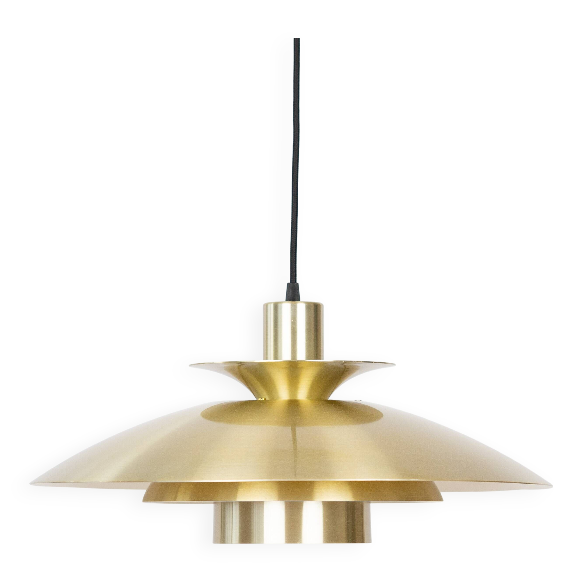 Danish vintage pendant lamp Jeka by Kurt Wiborg, 1980s