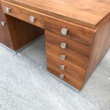 Office art deco 1930 in walnut