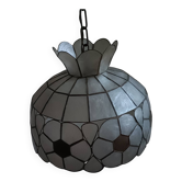 Mother-of-pearl and brass lampshade