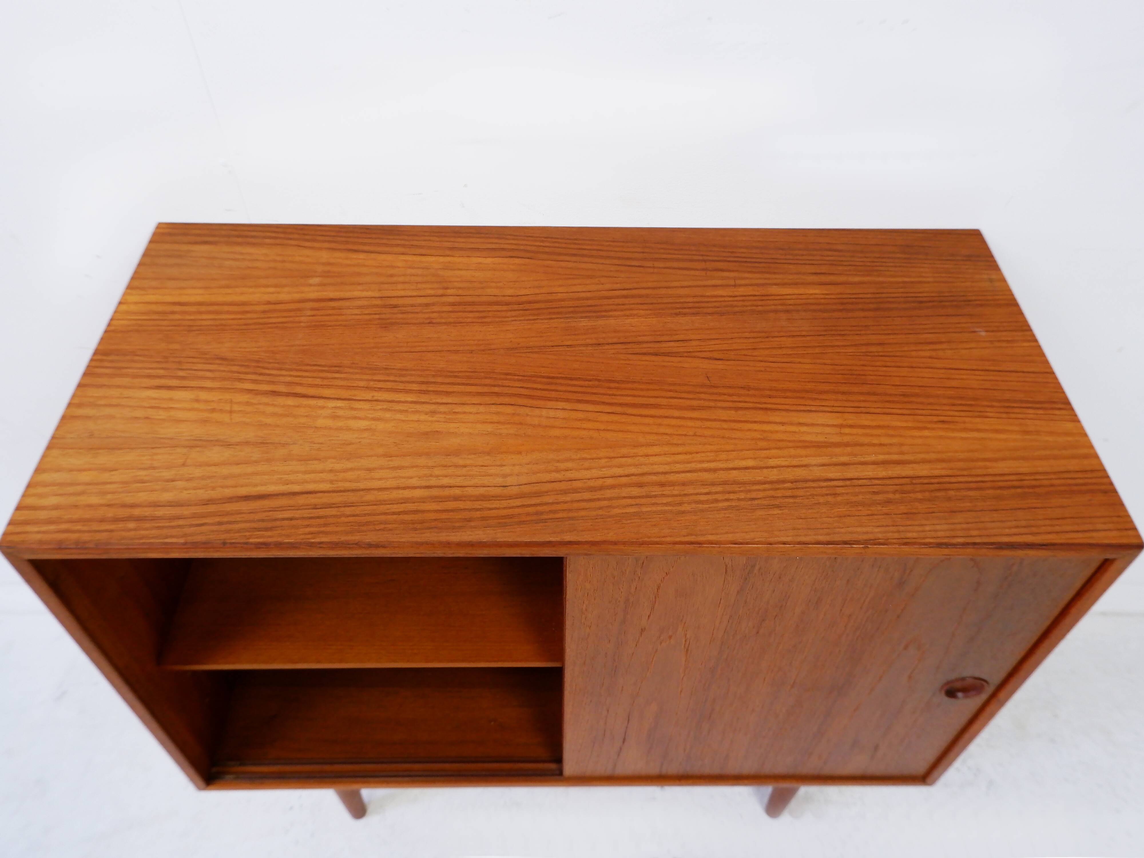 Danish sliding door cabinet by Kai Kristiansen, 1960s