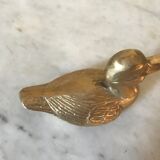 Vintage brass duck