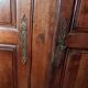 18th-century Malouine wardrobe, in walnut.