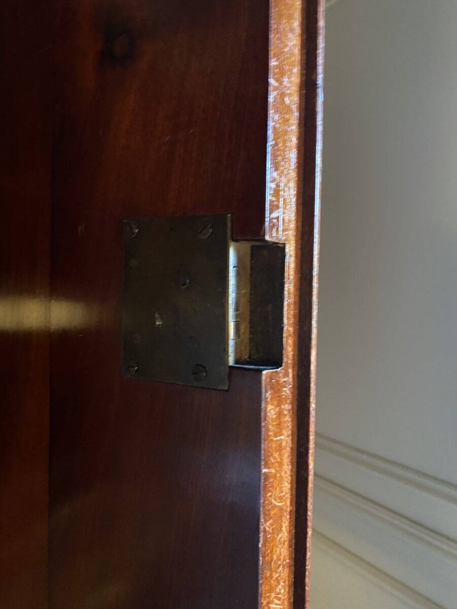 Deux corps en acajou blond de Cuba, Hollande, XVIIIème siècle