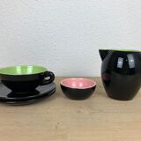 Keramos Sèvres ceramic tea set, teapot