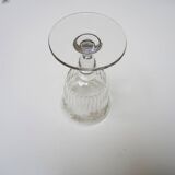Ancien verre à pied xl – décor floral