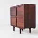 Meuble Gianfranco Frattini modèle 504 en palissandre Bernini Italie 1960