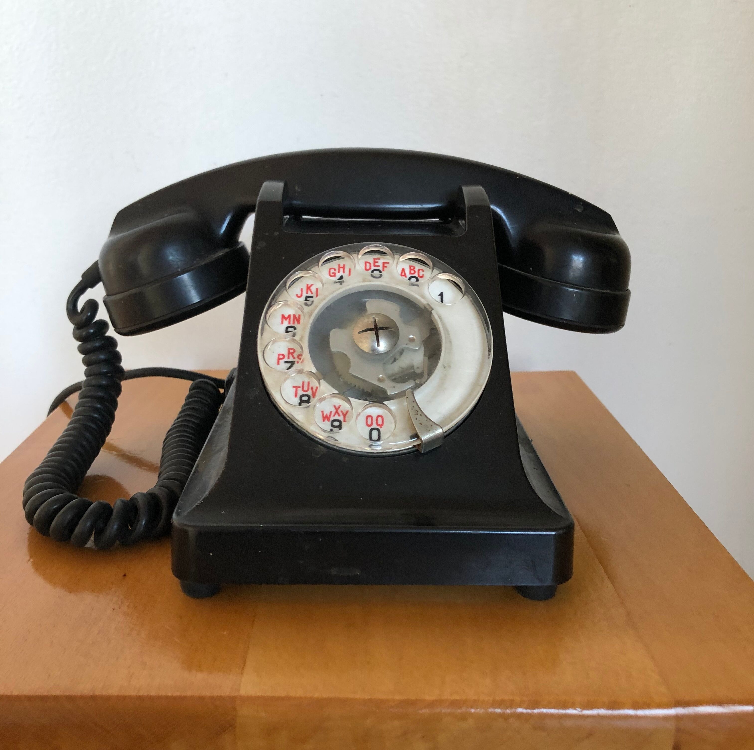 Old phone in bakelite