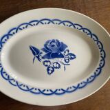 Plat en faïence Digoin Sarreguemines