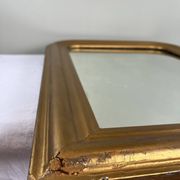 Miroir doré ancien fin XIX ème