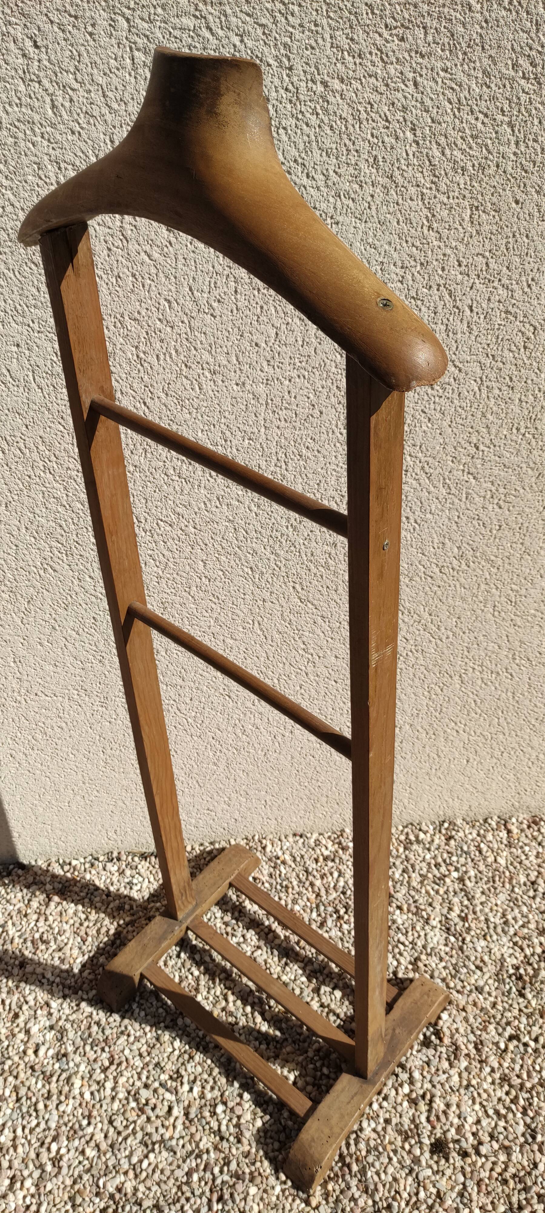 Vintage wooden valet