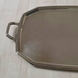 Silver metal tray
